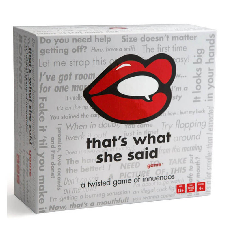 That's What She Said Card Game
