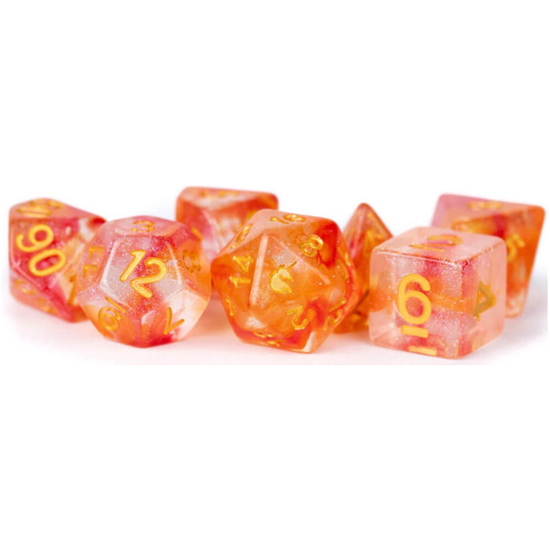 MDG Unicorn Resin Polyhedral Dice Set