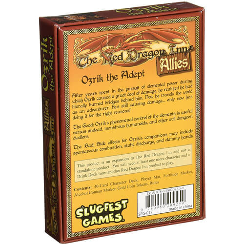 Red Dragon Inn Allies Ozrik The Adept Board Game