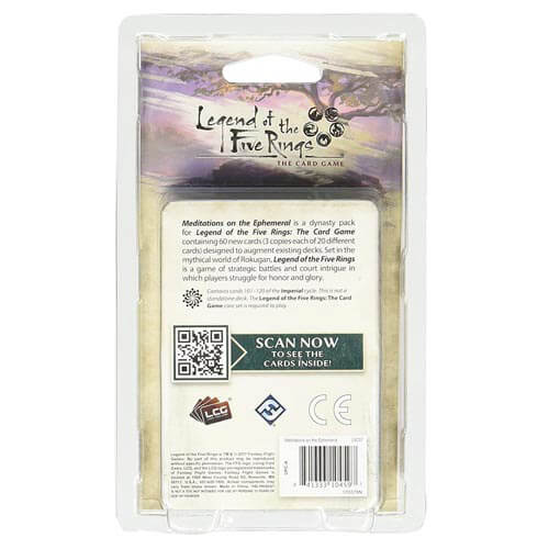 Legend of The Five Rings LCG Meditations On The EphemeralÂ 