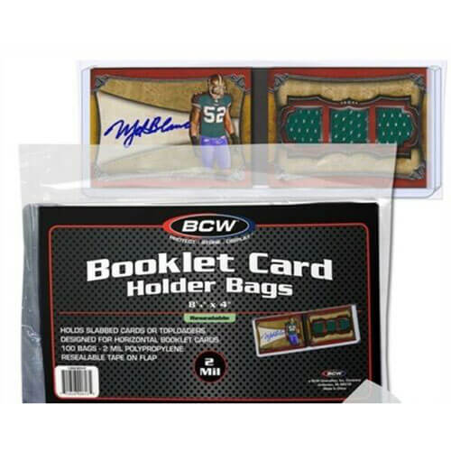 BCW Booklet Card Holder Resealable Bag