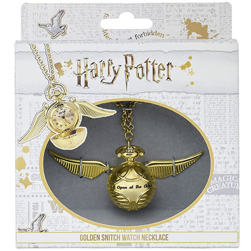 Harry Potter Watch Golden Snitch Watch Necklace