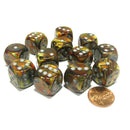 D6 Dice Lustrous 16mm (12 Dice)