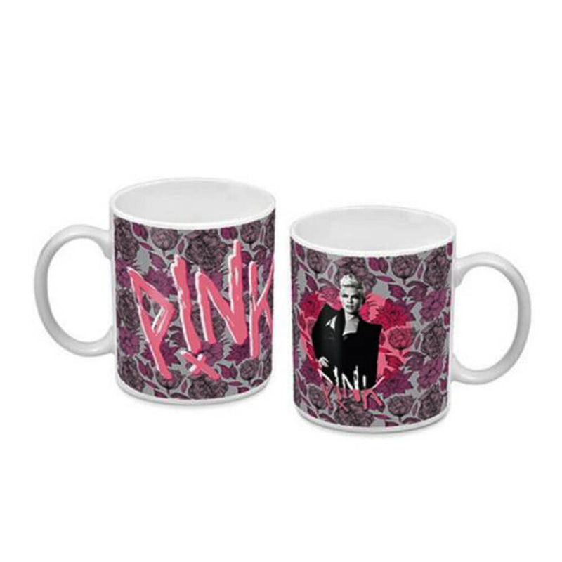 PINK Coffee Mug Floral