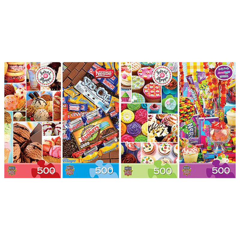 Masterpieces Puzzle Sweet Shoppe 4 Pack Puzzle (500 pcs)