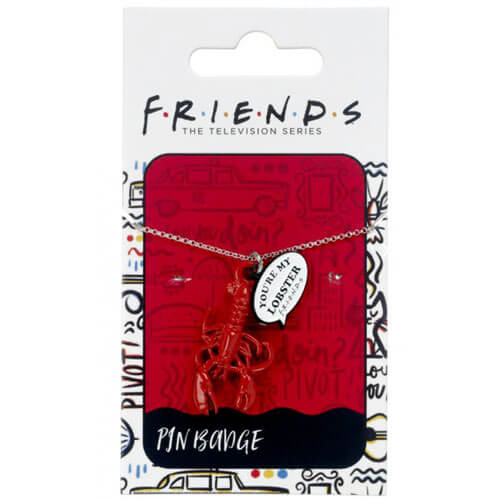 Friends You're My Lobster Charm Necklace