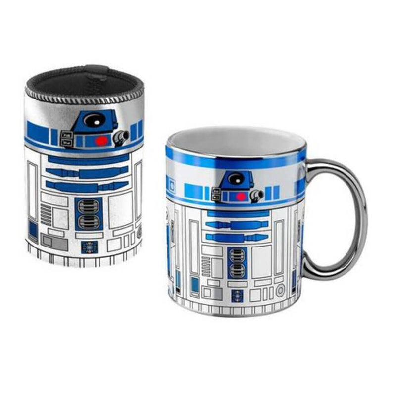 Star Wars R2D2 Coffee Mug and Can Cooler Pack