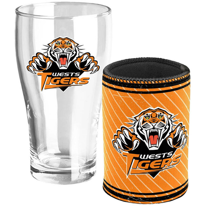 NRL Heritage Pint Glass & Can Cooler Pack