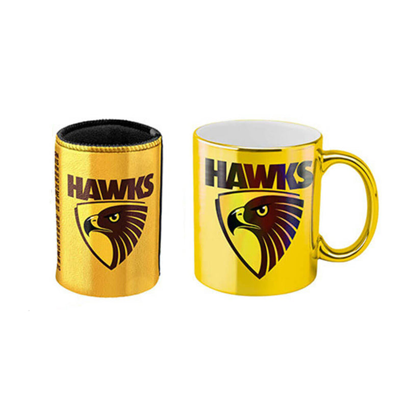 AFL Metallic Coffee Mug & Can Cooler Pack