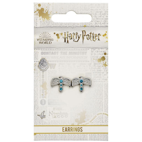 Harry Potter Silver Plated Diadem Stud Earrings