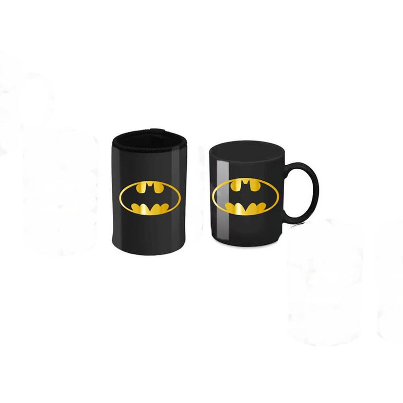 DC Comics Batman Logo Coffee Mug and Can Cooler