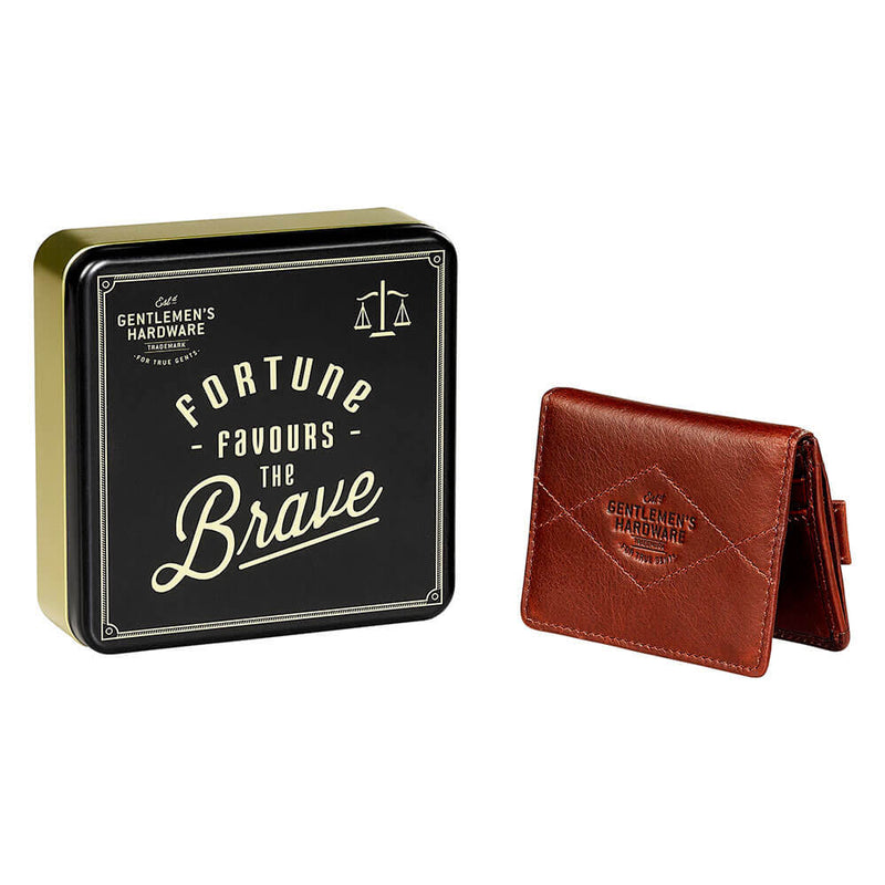 Gentlemen's Hardware Double Card Holder Wallet Leather