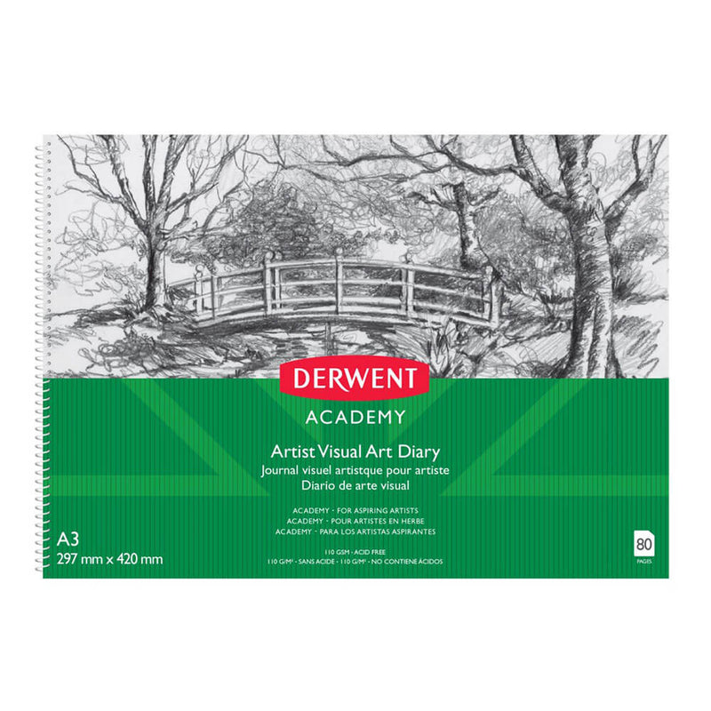 Derwent Academy Visual Art Diary A3 (80 pages)