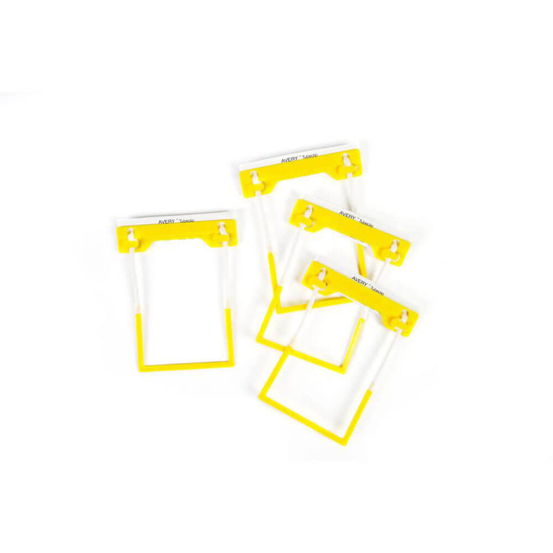 Arnos Tubeclip File Fastener Yellow (500pk)