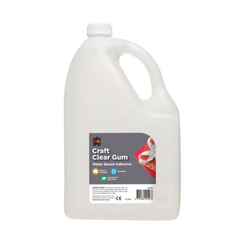 EC Clear Gum Water Based Craft Glue (5L)