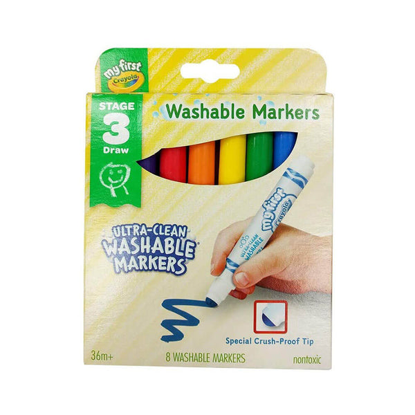 Crayola Junior Washable Marker (8pk)