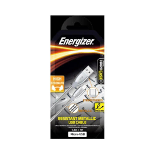 Energizer Cable 1.2m Silver