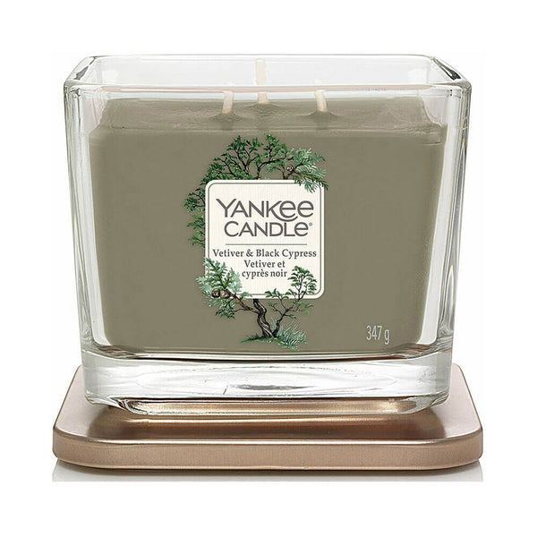 Yankee Candle Square Xmas Vetiver & Black Cypress (3-Wick)