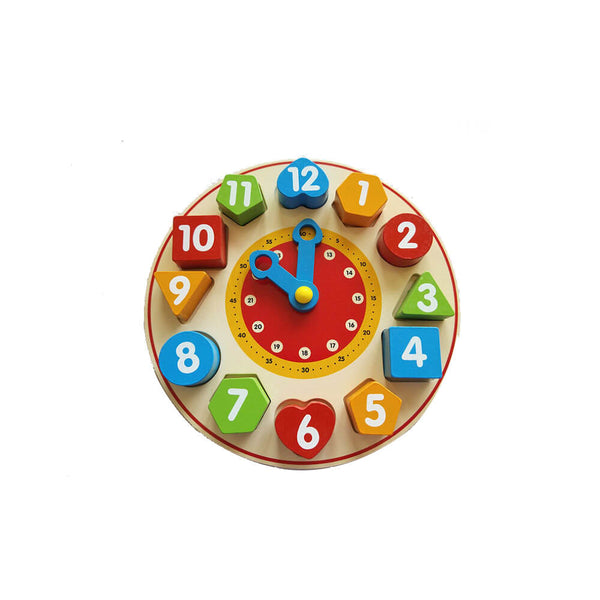 Wooden Play Clock (220x220x23mm)