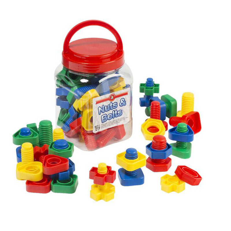 Learning Can Be Fun Nuts & Bolts 60mm (32/Jar)