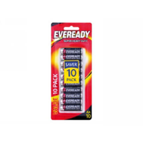 Eveready Battery AA 10pk (Black)