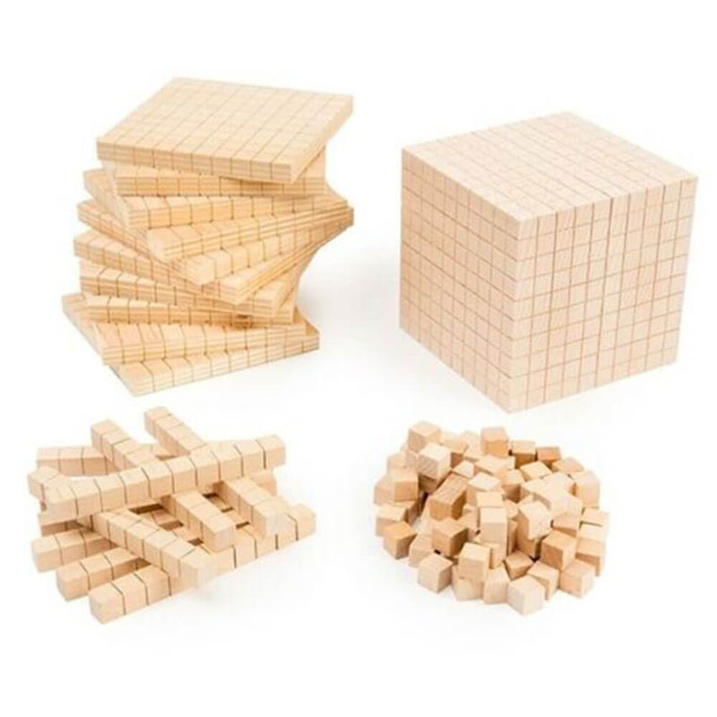 Learning Can Be Fun Wooden Counting Cubes