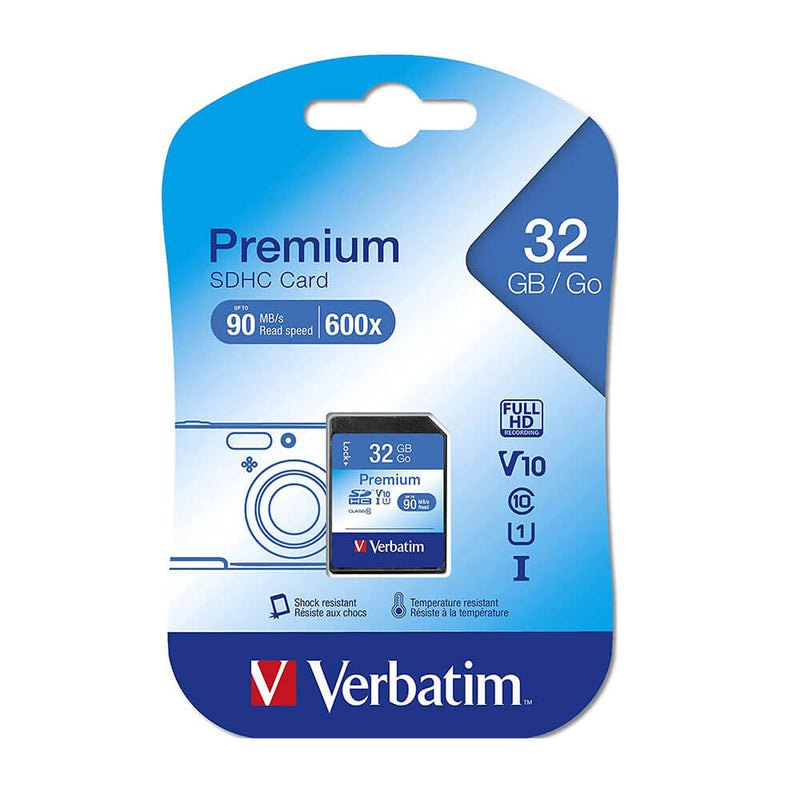 Verbatim Class 10 SDHC Memory Card