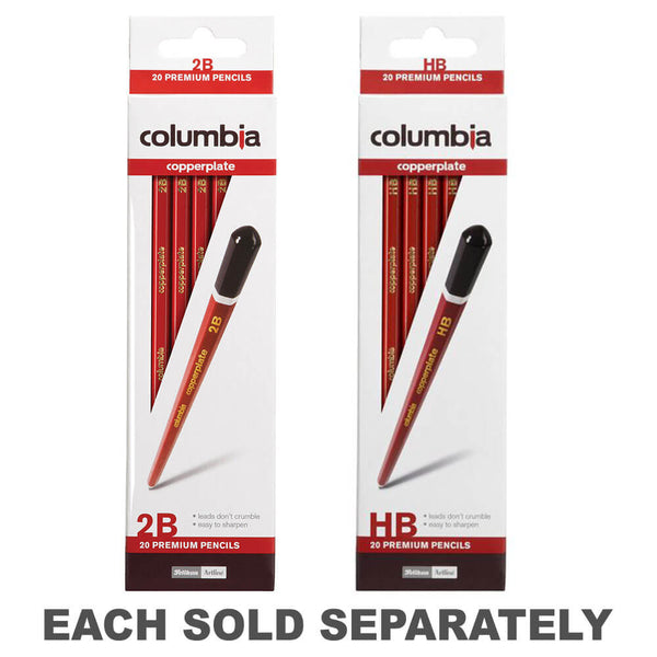 Columbia Copperplate Lead Pencil 20pk