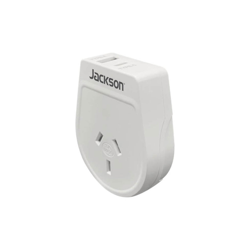 Jackson Industries Outbound Usb-A & C Travel Adaptor