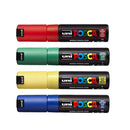Uni Posca 8mm Tip Marker Assorted (4pk)