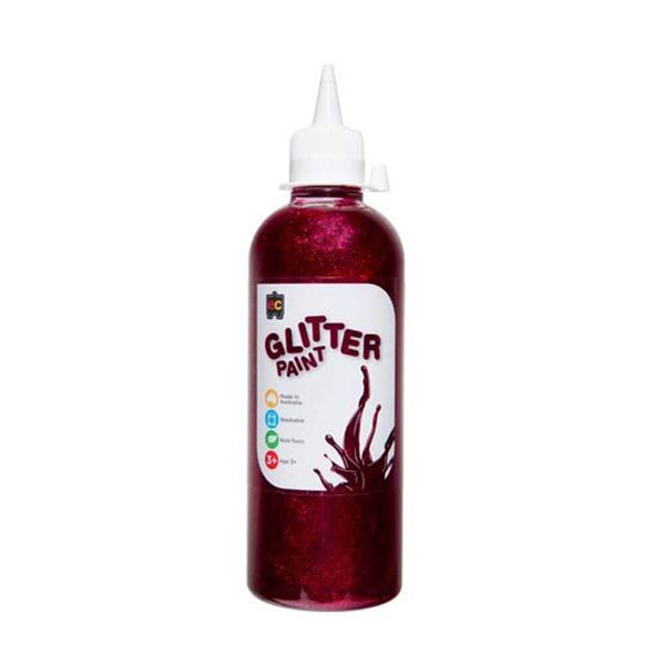 EC Glitter Paint 500mL (Magenta)