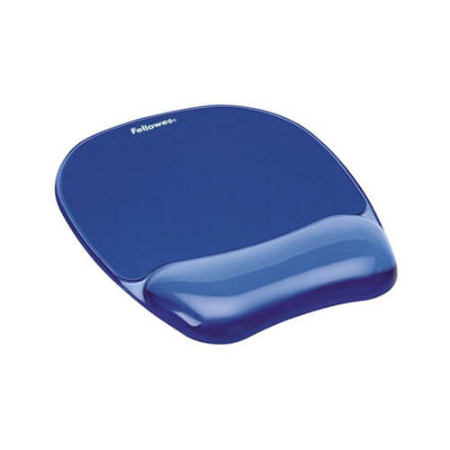Fellowes Crystal Gel Mouse Pad & Wrist Rest