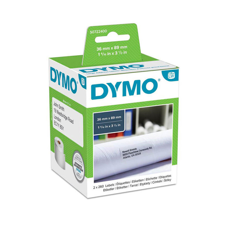 Dymo Labelwriter Address Label White (2 Rolls)