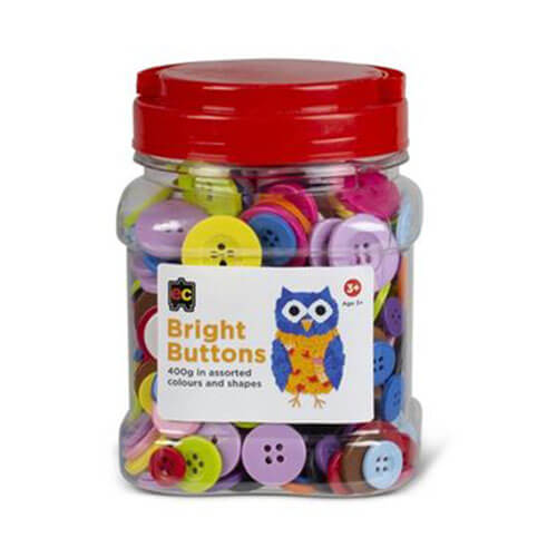 EC Buttons Assorted Jar (400g)