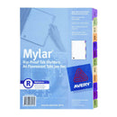 Avery Jan-Dec Mylar Tab Dividers A4 (Fluoro)