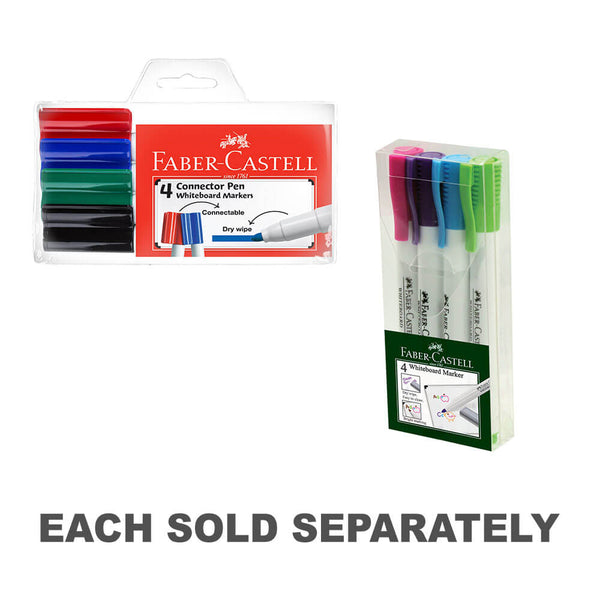 Faber-Castell Whiteboard Markers (4pk)