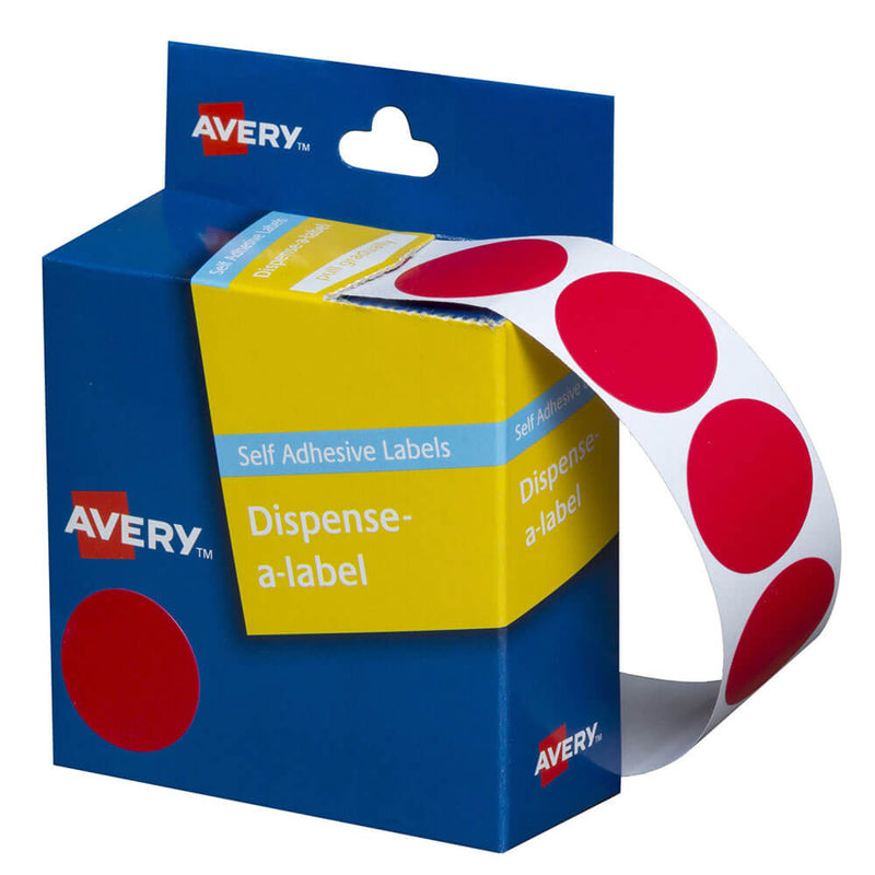 Avery Self-Adhesive Dot Labels 24mm (500pcs)