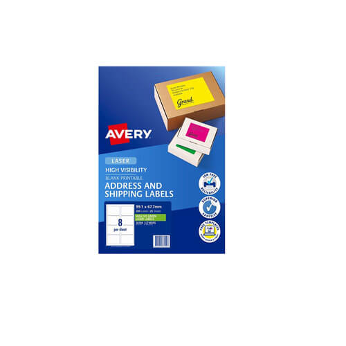 Avery High Visibility Shipping Labels