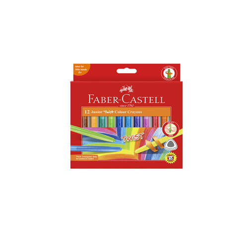 Faber-Castell Twistable Crayons 12pk (Assorted)