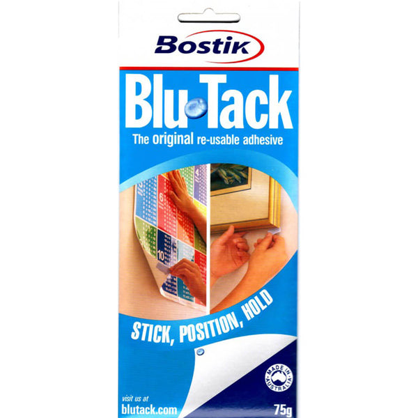 Bostik Blu Tack Reusable Adhesive 75g (Box of 10)