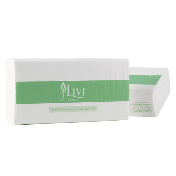 Livi Basics Ultra-Slim 1-Ply Paper Towel (Box of 16)