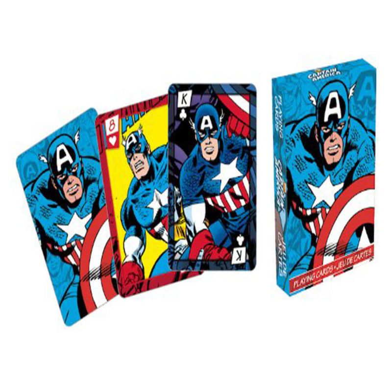 Marvel Captain America Comics Playing Cards