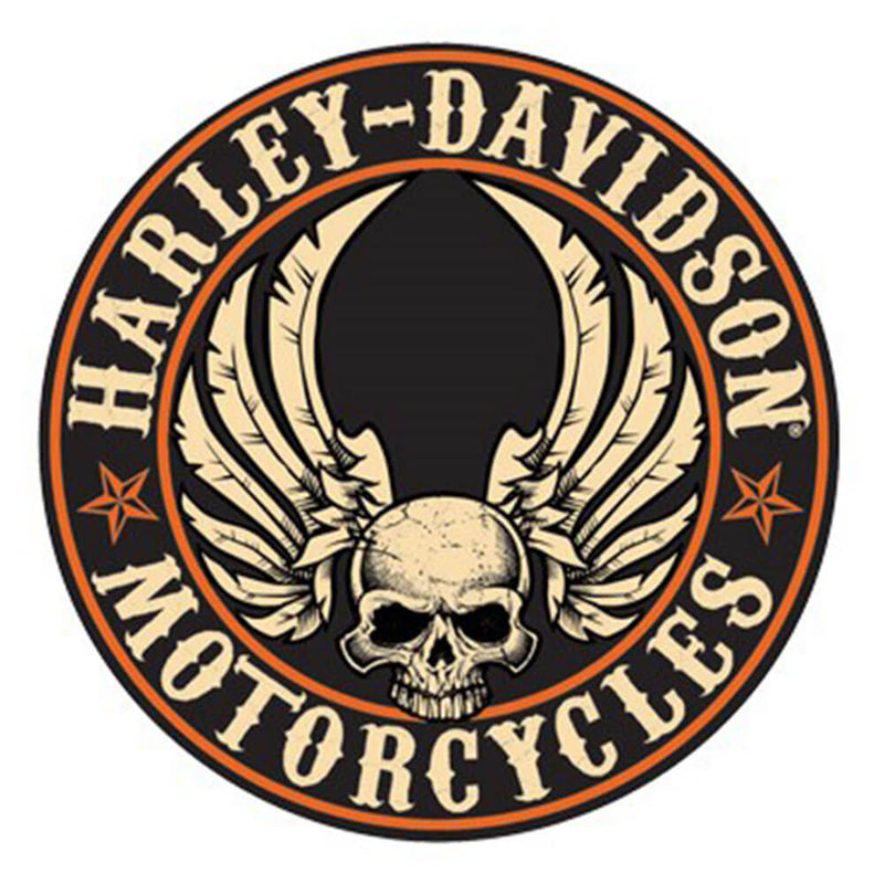 Harley Davidson Die Cut Embossed Tin Sign