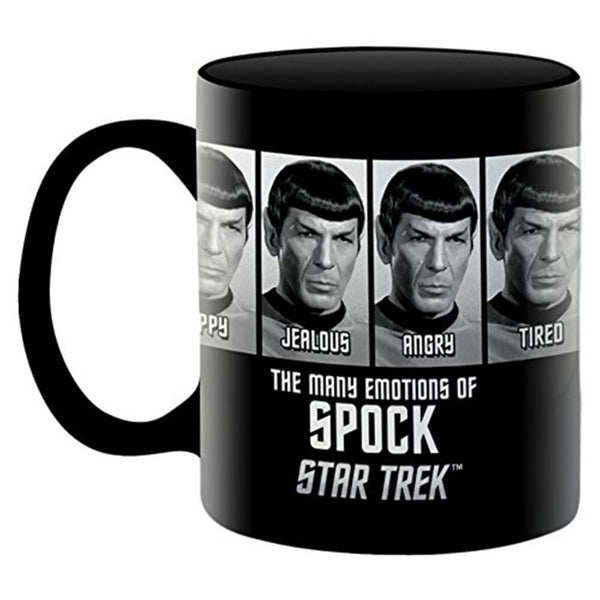 Star Trek Emotions of Spock Ceramic Mug