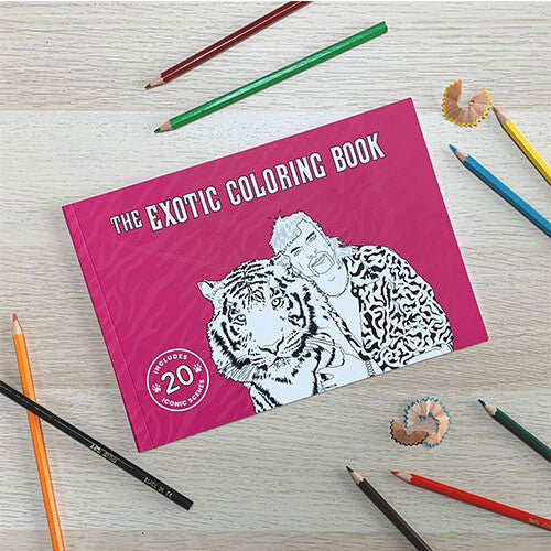 Bubblegum Stuff Tiger King The Exotic Colouring In Book