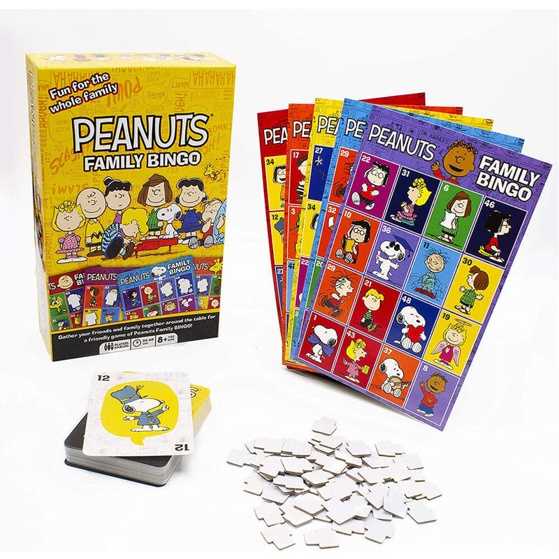 Aquarius Peanuts Family Bingo Board Game