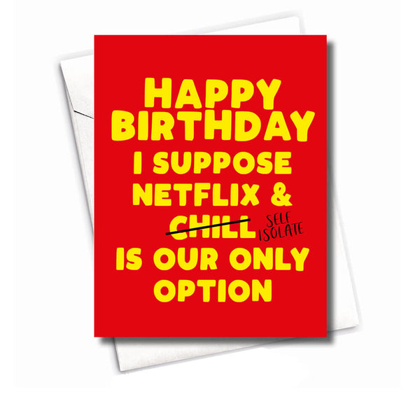 Filthy Sentiments Netflix & Isolate Card