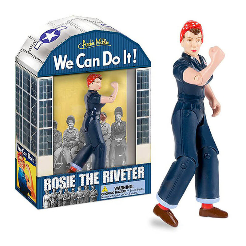 Archie McPhee Rosie The Riveter Action Figure